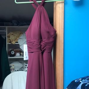 NEVER WORN Cabernet Long Dress